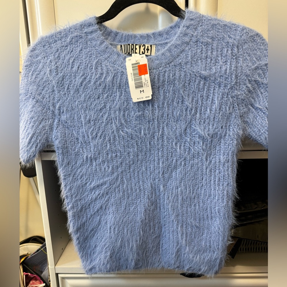 Blue Fuzzy Shirt